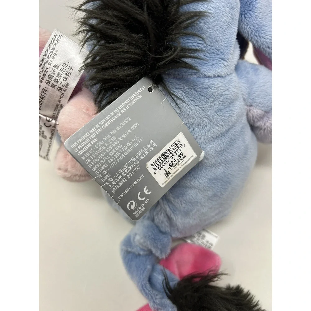 Disney Parks Floppy Eeyore Piglet on Shoulder Plush Winnie the Pooh 15